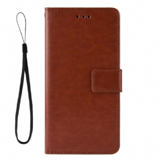 Capa Folio Para Oppo Find X3 Neo Couro Falso Chamativo