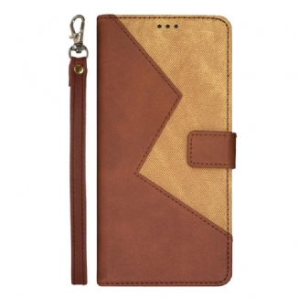 Capa Flip Para Motorola Edge 40 Pro Idewei Bicolor