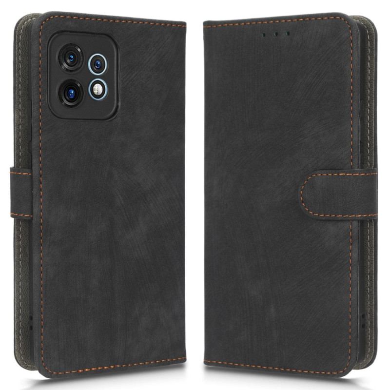 Capa Flip Para Motorola Edge 40 Pro Rfid Clássico