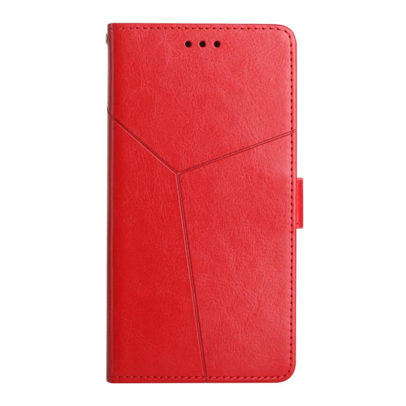 Capa De Couro Para Realme 8 5G Estilo Couro Geo Y Design