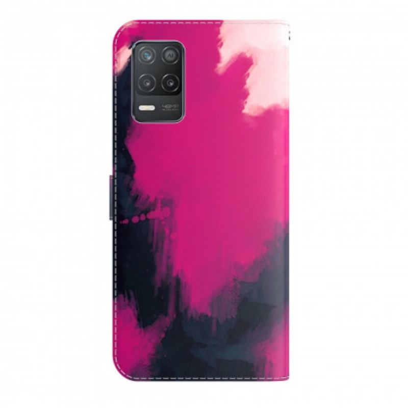 Capa Flip Para Realme 8 5G Aquarela