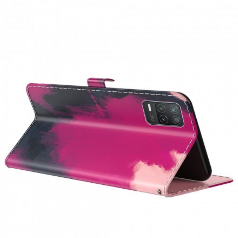 Capa Flip Para Realme 8 5G Aquarela