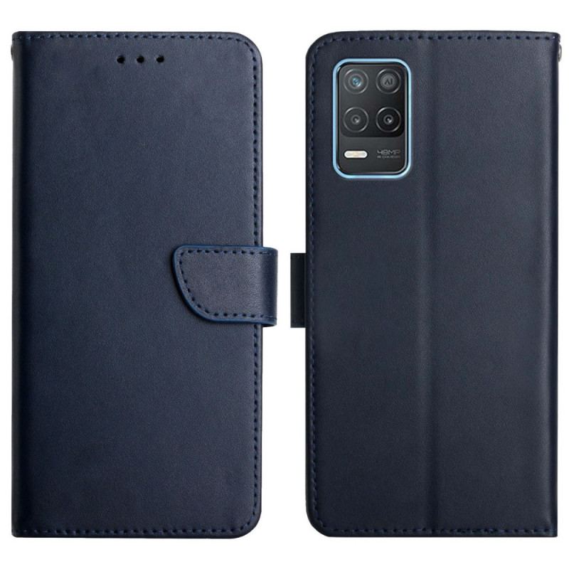 Capa Flip Para Realme 8 5G Couro Napa Genuíno