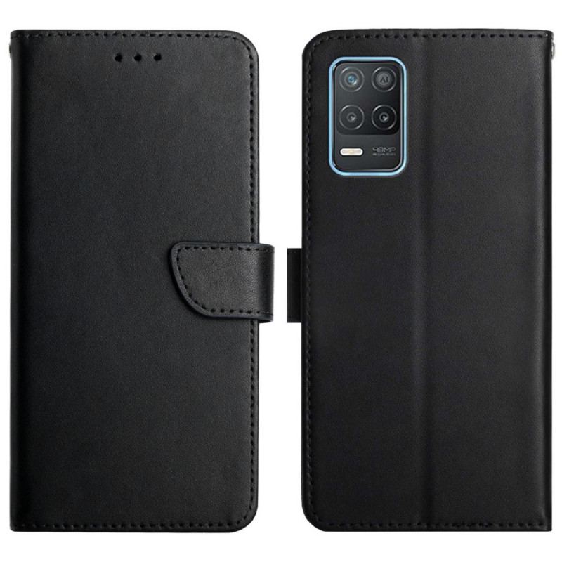 Capa Flip Para Realme 8 5G Couro Napa Genuíno