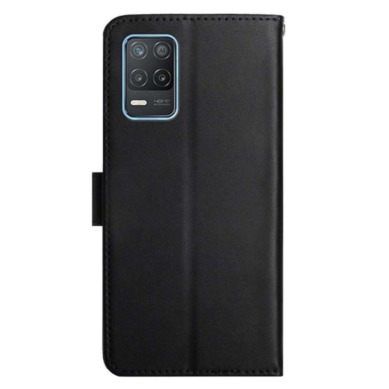 Capa Flip Para Realme 8 5G Couro Napa Genuíno