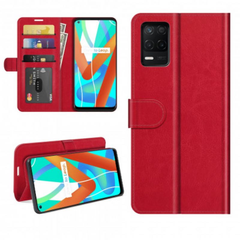 Capa Flip Para Realme 8 5G Couro Ultra Sintético