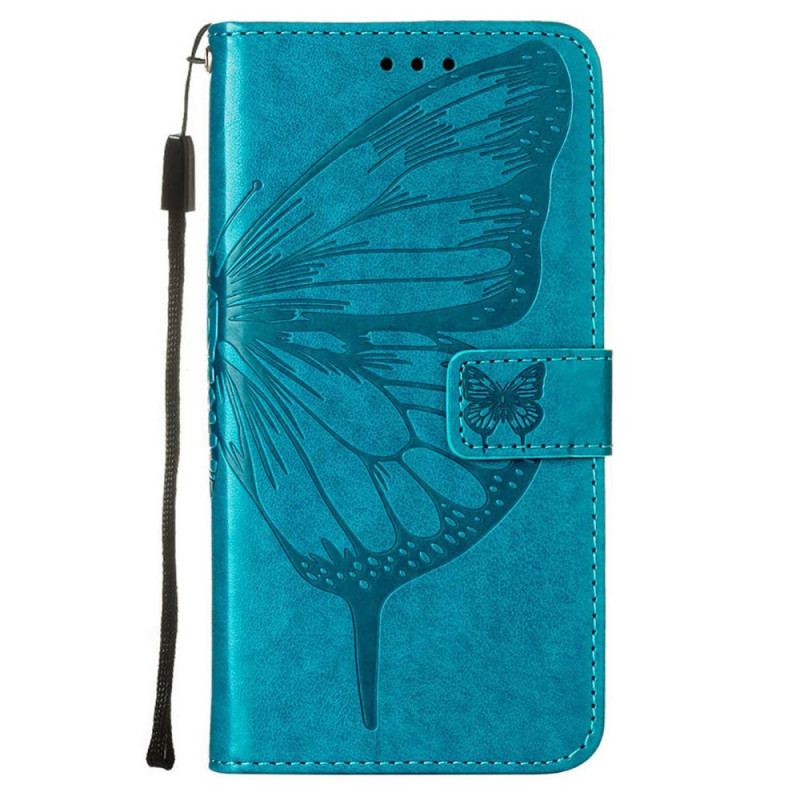 Capa Flip Para Realme 8 5G Desenho De Borboleta