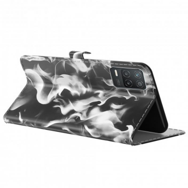 Capa Flip Para Realme 8 5G Padrão Abstrato