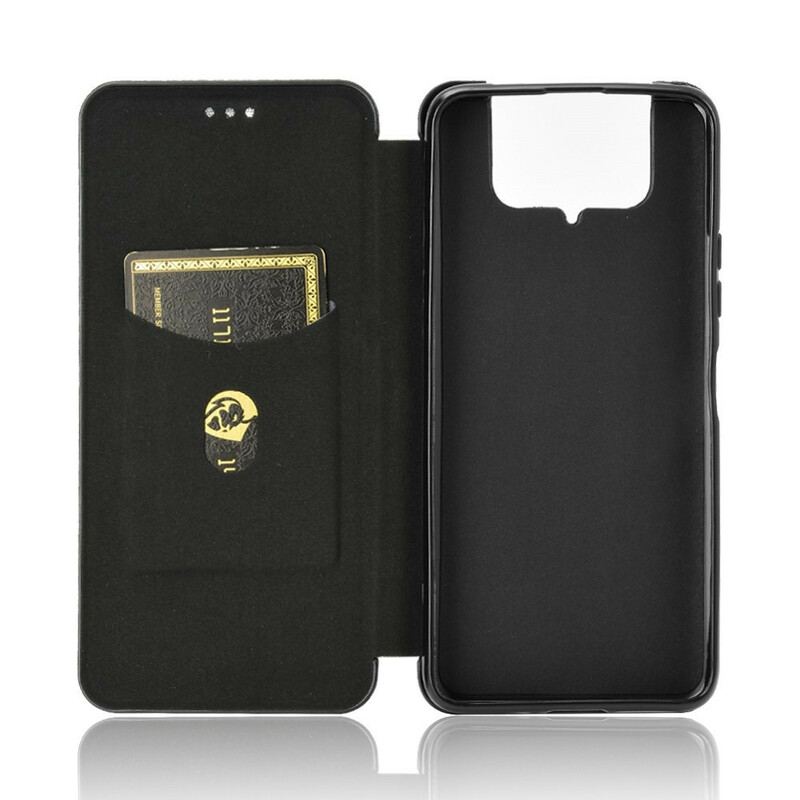 Capa De Celular Para Asus Zenfone 7 / 7 Pro Flip Silicone Carbono