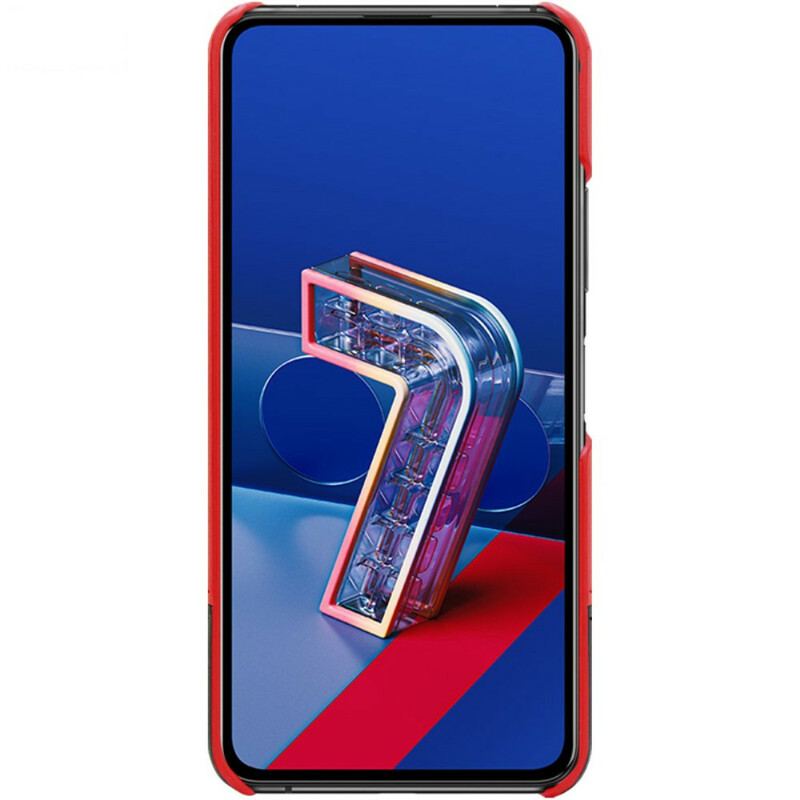 Capa De Celular Para Asus Zenfone 7 / 7 Pro Imak Série Ruiyi Efeito Couro