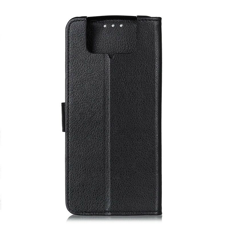 Capa De Couro Para Asus Zenfone 7 / 7 Pro Textura Lichia