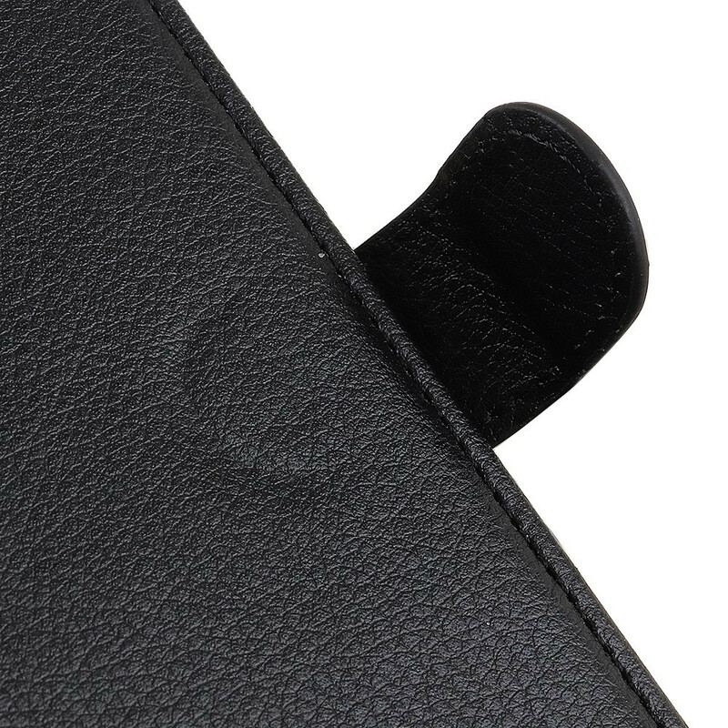 Capa De Couro Para Asus Zenfone 7 / 7 Pro Textura Lichia