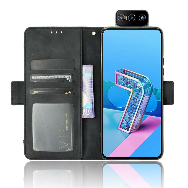 Capa Flip Para Asus Zenfone 7 / 7 Pro Multi-card Premier Class