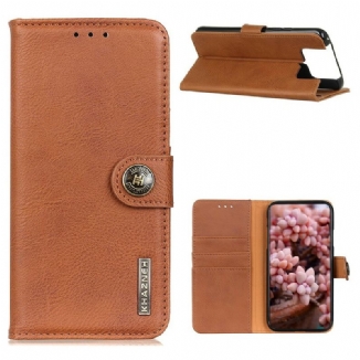 Capa Folio Para Asus Zenfone 7 / 7 Pro Imitação De Couro Khazneh