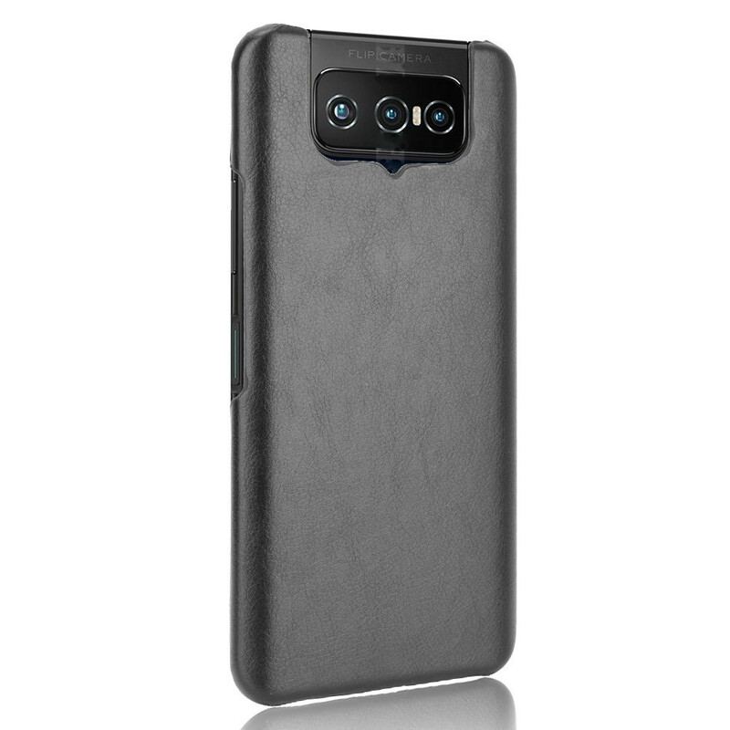 Capa Para Asus Zenfone 7 / 7 Pro Efeito Couro Lichia