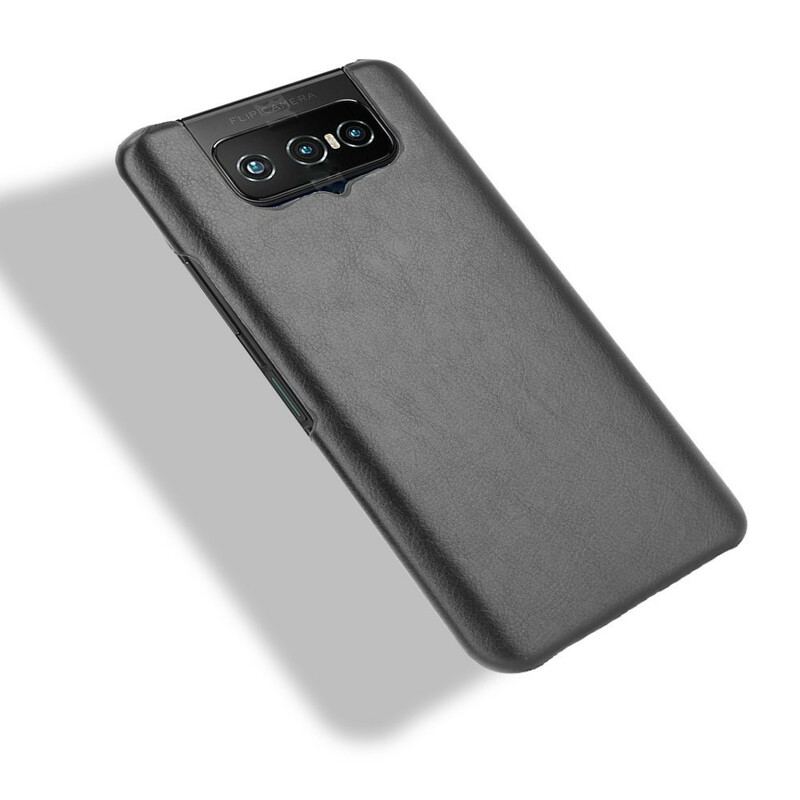 Capa Para Asus Zenfone 7 / 7 Pro Efeito Couro Lichia