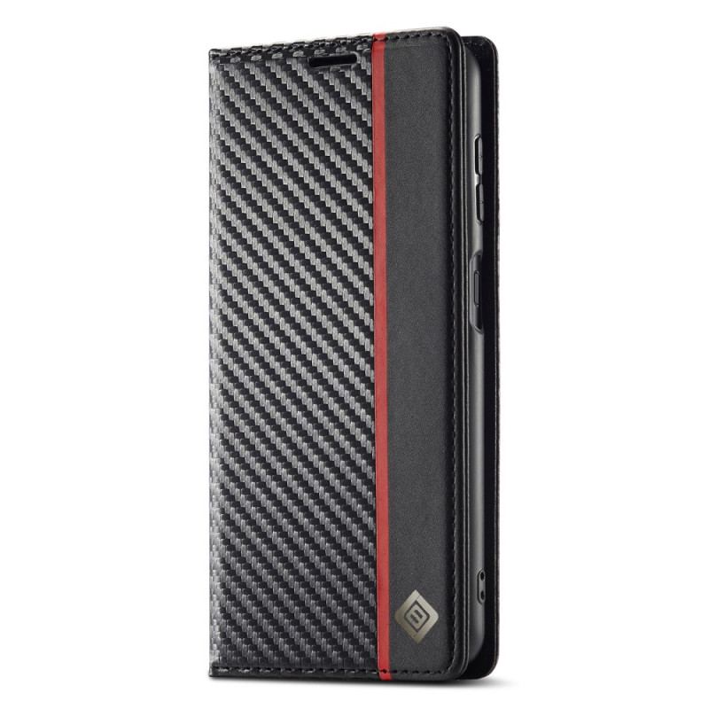 Capa De Celular Para Samsung Galaxy A34 5G Flip Fibra De Carbono Lc.imeeke