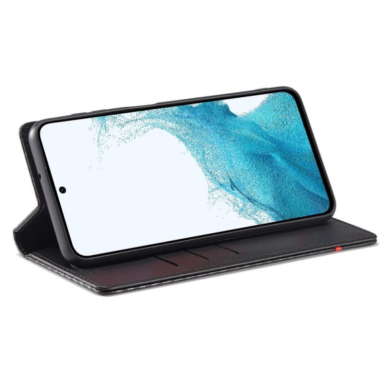 Capa De Celular Para Samsung Galaxy A34 5G Flip Fibra De Carbono Lc.imeeke