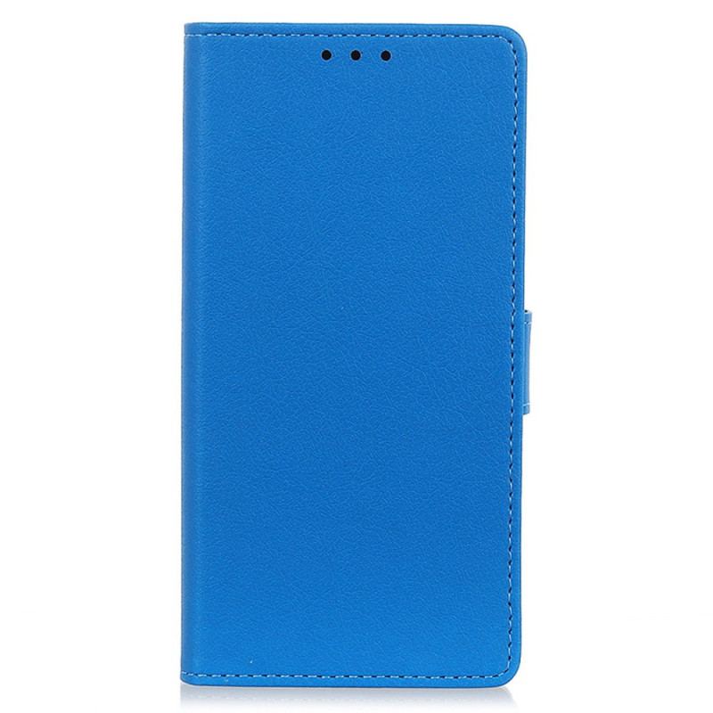 Capa De Couro Para Samsung Galaxy A34 5G Clássico