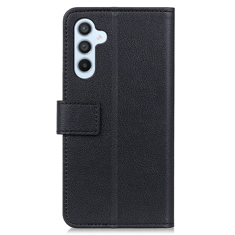 Capa De Couro Para Samsung Galaxy A34 5G Clássico