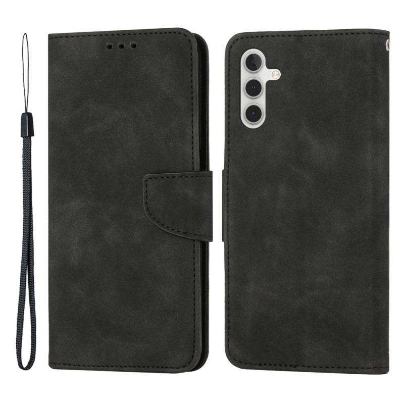 Capa De Couro Para Samsung Galaxy A34 5G Estilo Vintage