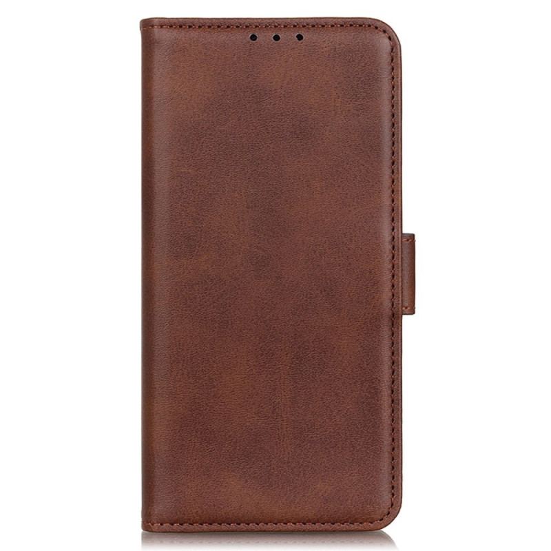 Capa Em Pele Para Samsung Galaxy A34 5G Fecho Duplo