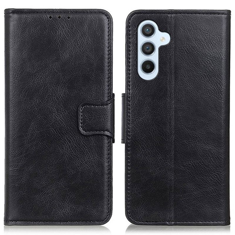 Capa Em Pele Para Samsung Galaxy A34 5G Fecho Reversível