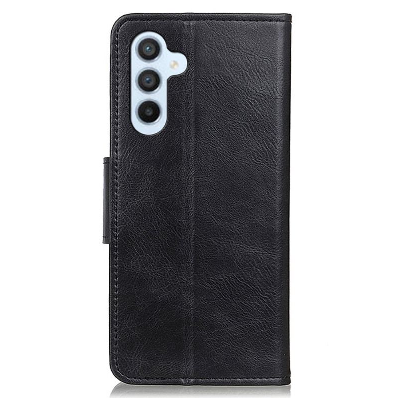 Capa Em Pele Para Samsung Galaxy A34 5G Fecho Reversível