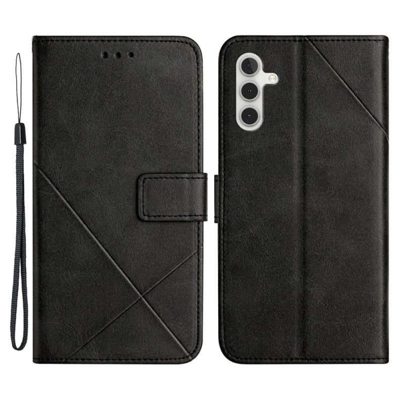 Capa Flip Para Samsung Galaxy A34 5G De Cordão Cordões