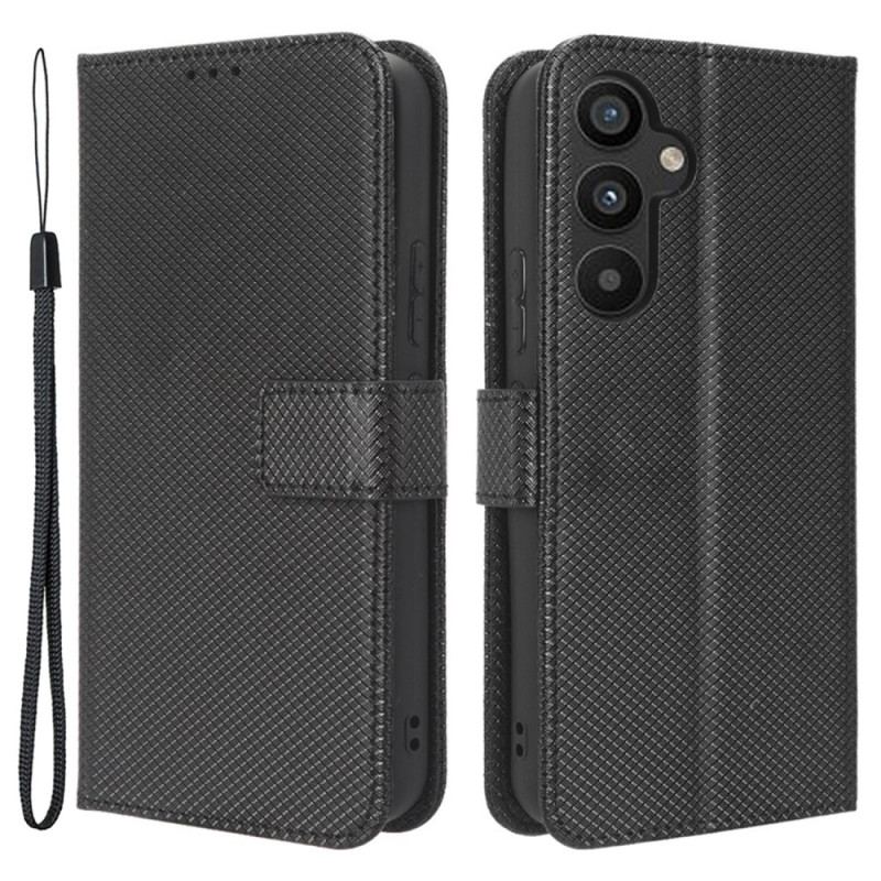 Capa Flip Para Samsung Galaxy A34 5G De Cordão Estilo Strappy