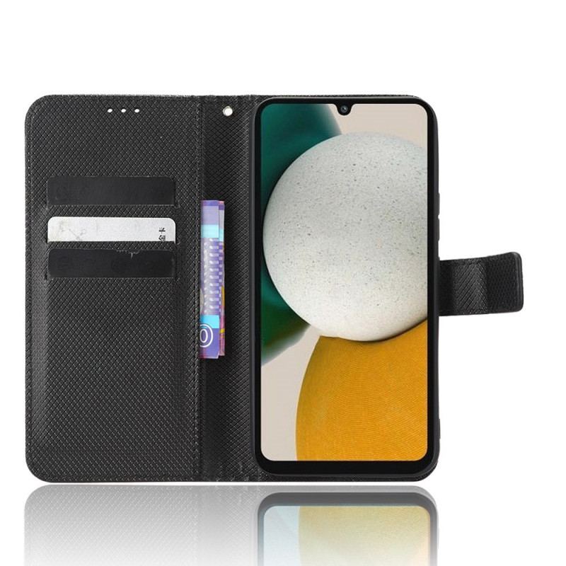 Capa Flip Para Samsung Galaxy A34 5G De Cordão Estilo Strappy