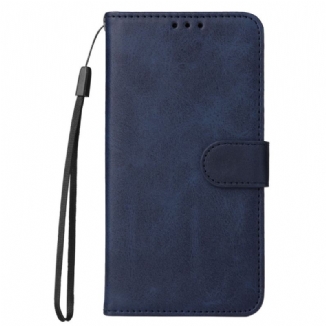 Capa Flip Para Samsung Galaxy A34 5G De Cordão Simples Com Alça