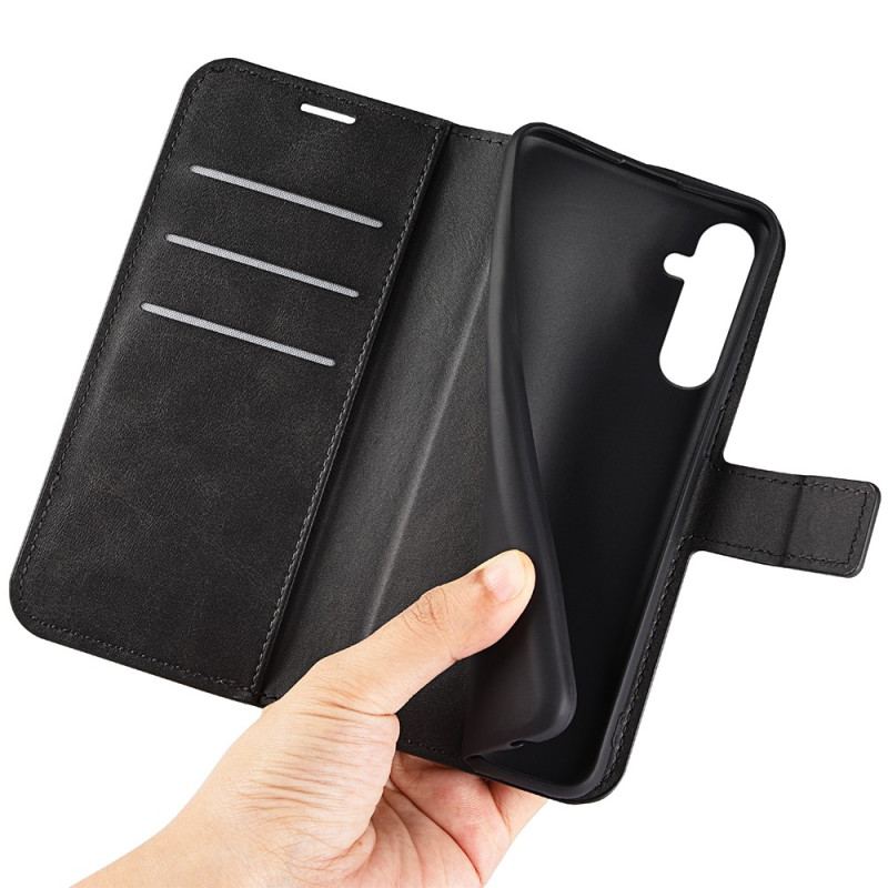 Capa Flip Para Samsung Galaxy A34 5G Costuras Finas