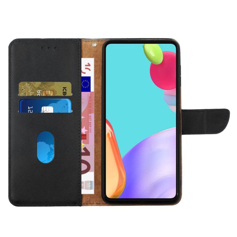 Capa Flip Para Samsung Galaxy A34 5G Couro Napa Genuíno