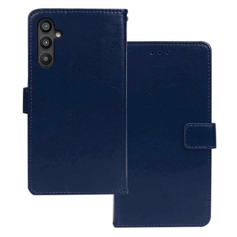 Capa Flip Para Samsung Galaxy A34 5G Imitação De Couro Idewei