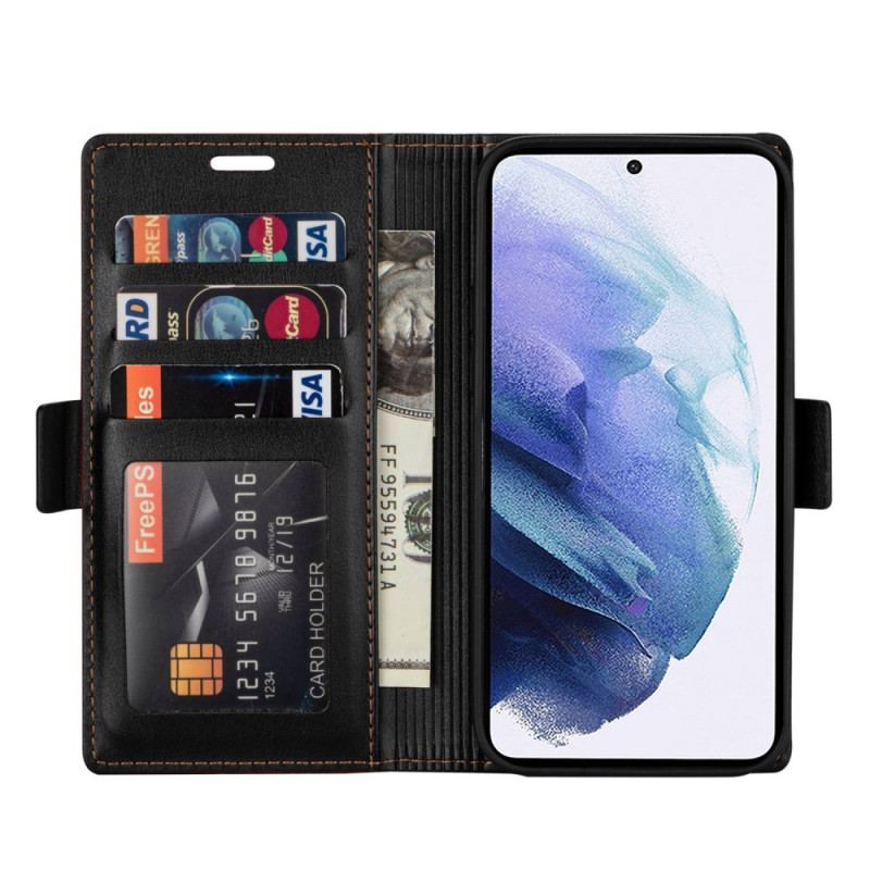 Capa Flip Para Samsung Galaxy A34 5G Ln.bekus Efeito Couro