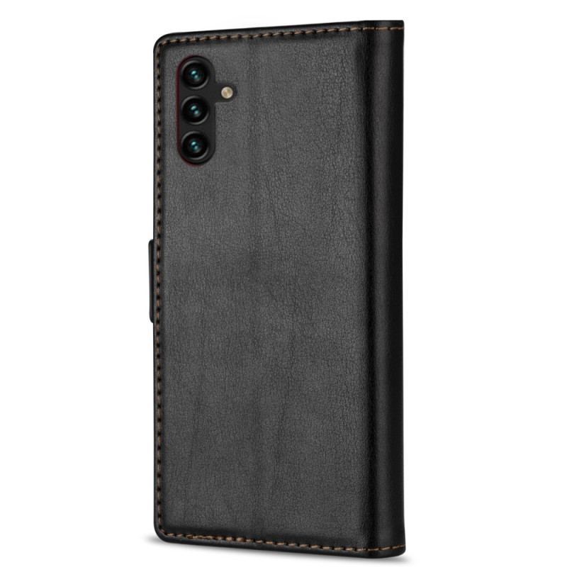 Capa Flip Para Samsung Galaxy A34 5G Ln.bekus Efeito Couro