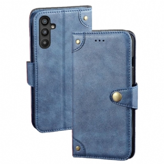 Capa Flip Para Samsung Galaxy A34 5G Vintage Idewei