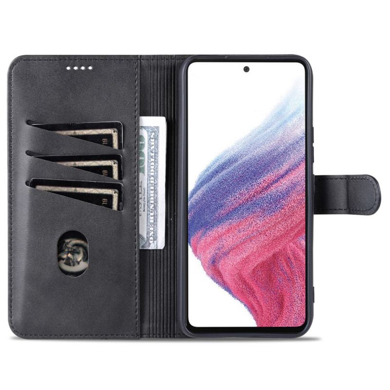 Capa Folio Para Samsung Galaxy A34 5G Couro Sintético Azns