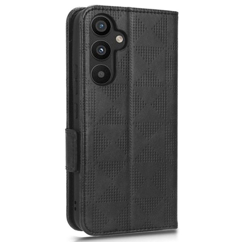 Capa Folio Para Samsung Galaxy A34 5G Estilo Retrô De Couro