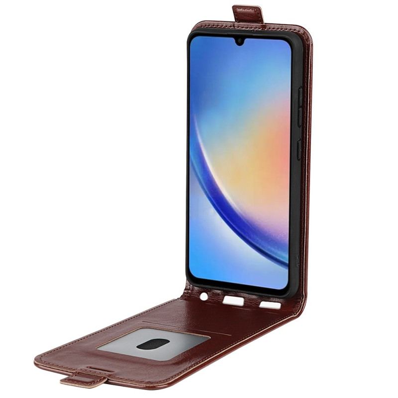 Capa Folio Para Samsung Galaxy A34 5G Flip Aba Vertical