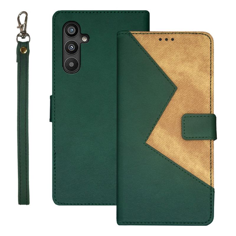 Capa Folio Para Samsung Galaxy A34 5G Idewei Bicolor