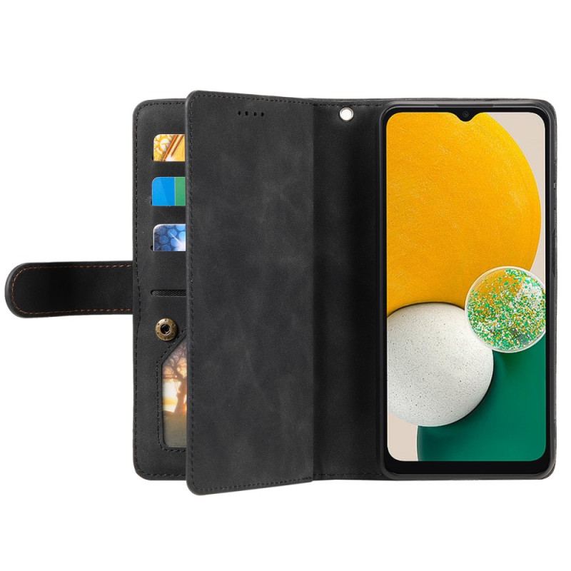 Capa Folio Para Samsung Galaxy A34 5G Porta-moedas 9 Porta-cartões