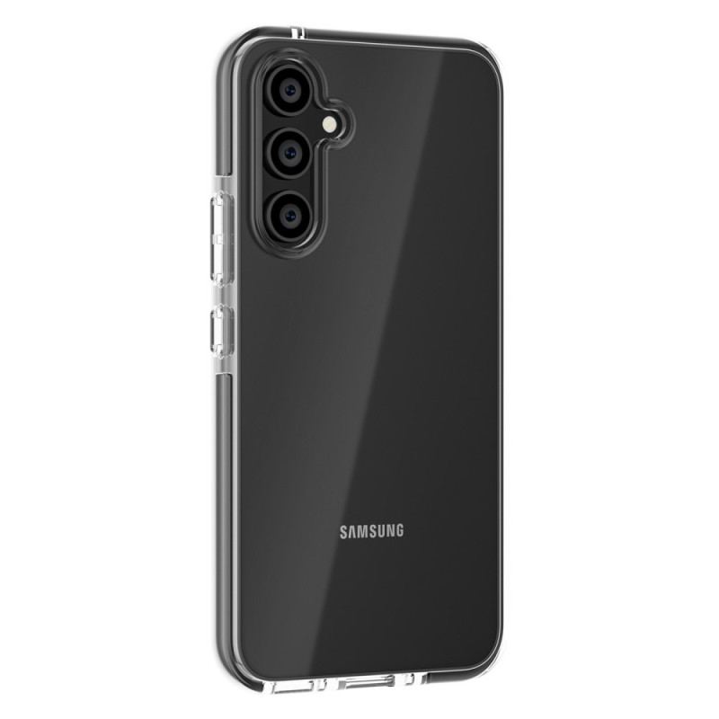 Capa Para Samsung Galaxy A34 5G Bordas Coloridas Transparentes