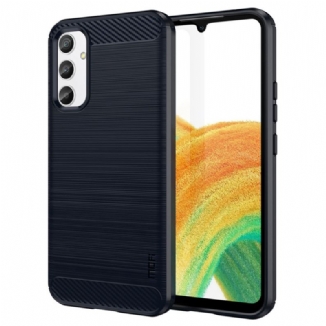 Capa Para Samsung Galaxy A34 5G Fibra De Carbono Escovada Mofi