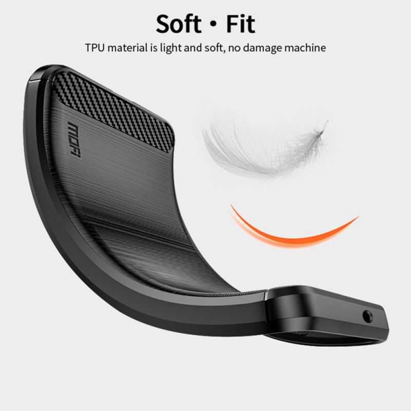 Capa Para Samsung Galaxy A34 5G Fibra De Carbono Escovada Mofi