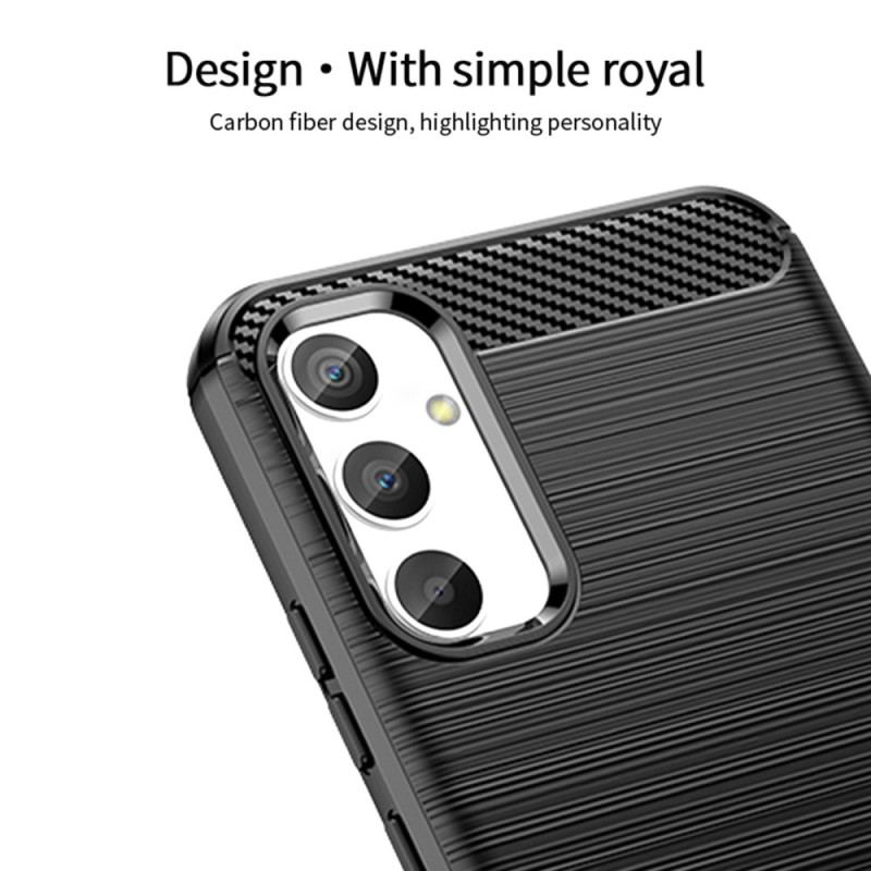 Capa Para Samsung Galaxy A34 5G Fibra De Carbono Escovada Mofi