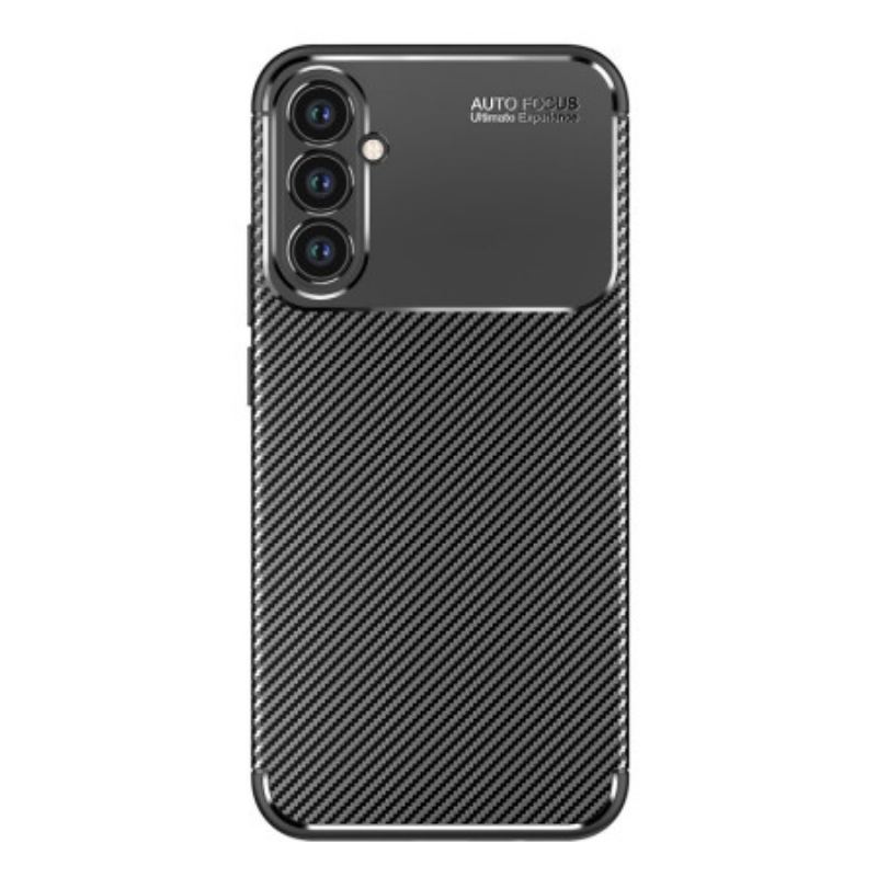 Capa Para Samsung Galaxy A34 5G Fibra De Carbono Flexível