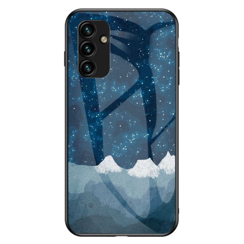 Capa Para Samsung Galaxy A34 5G Padrão De Vidro Temperado