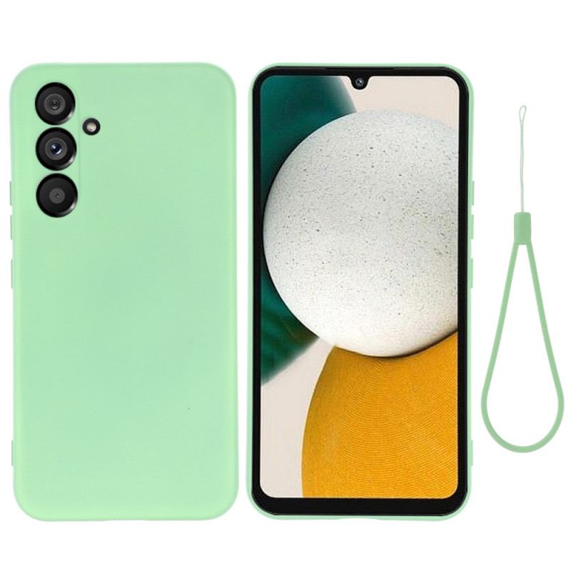 Capa Para Samsung Galaxy A34 5G Silicone Líquido Com Cordão